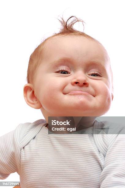 Funny Bebé Foto de stock y más banco de imágenes de Bebé - Bebé, Humor, Alimento