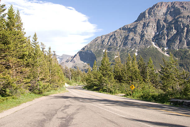 Mountain road stock photo
