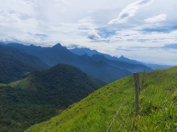 istock Mountains and fence 1467303741