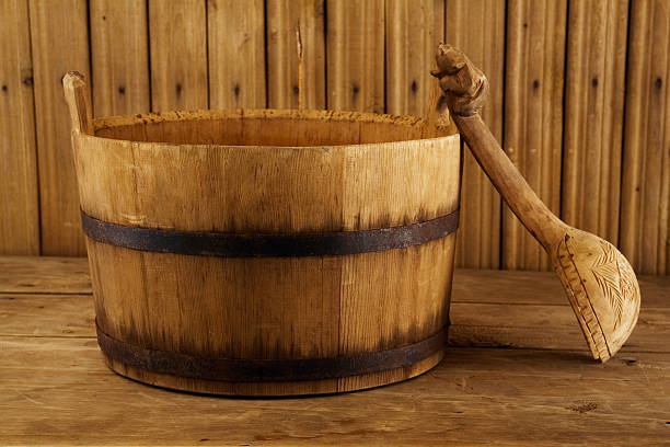 istock Traditional equipment for Russian bath 146730493