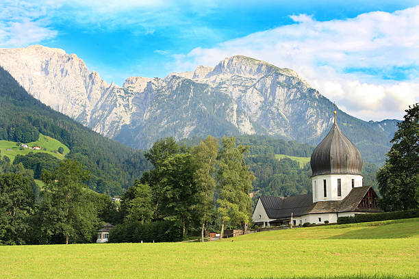 istock Church in the alps 146730785