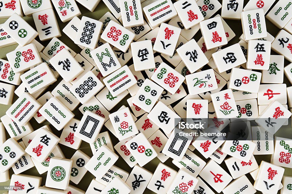 Mah-Jongg, Mahjongg, Spaß haben. - Lizenzfrei Mah-Jongg Stock-Foto