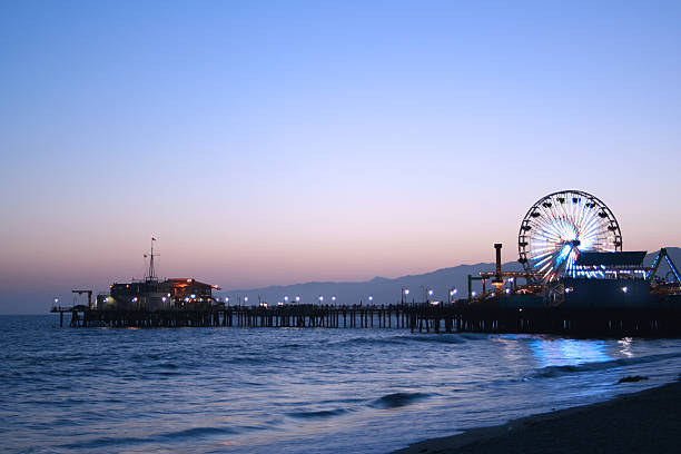 istock Santa Monica Pier at Sunset 146731111