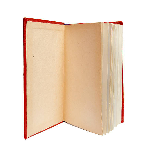 istock The old book in a red cover. It is isolated 146731251