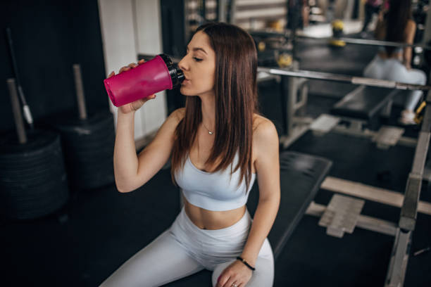 istock Fit woman in gym 1467314294