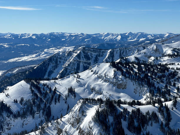 istock Snowy mountains in Jackson Hole, WY 1467314356