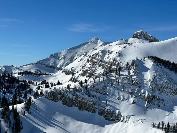 istock Snowy mountains in Jackson Hole, WY 1467314503