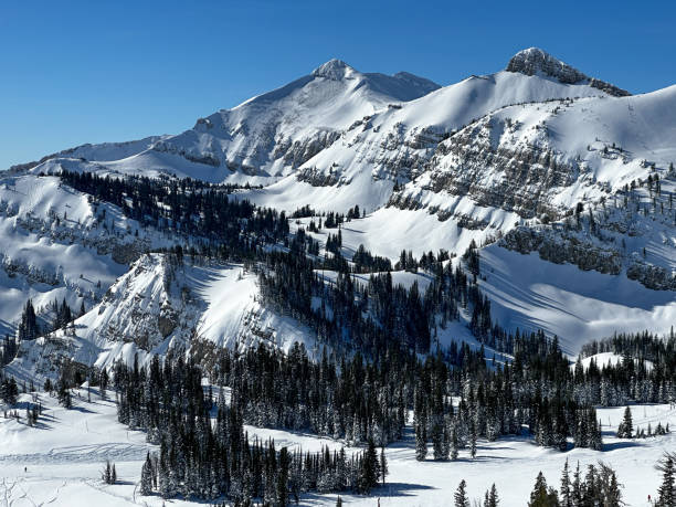 istock Snowy mountains in Jackson Hole, WY 1467314556