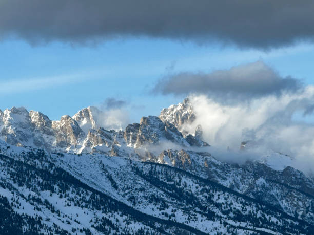 istock Snowy mountains in Jackson Hole, WY 1467314649