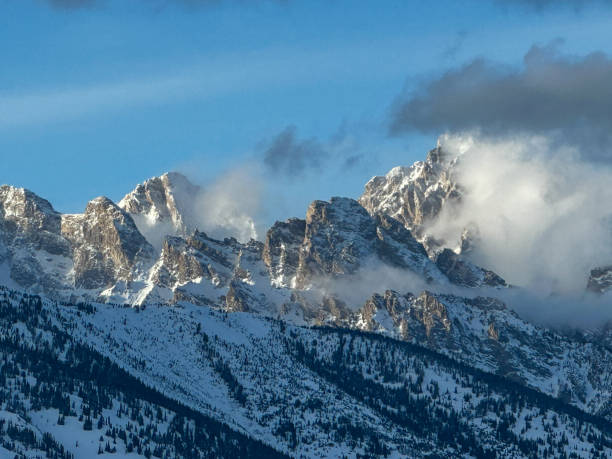 istock Snowy mountains in Jackson Hole, WY 1467314689