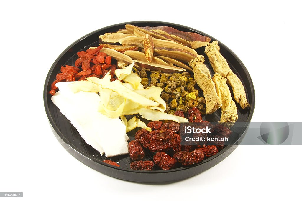 Sopa de ingredientes herbaria china - Foto de stock de Alimento libre de derechos