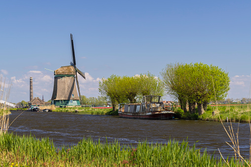De Kaagmolen windmill near Alkmaar, The Netherlands