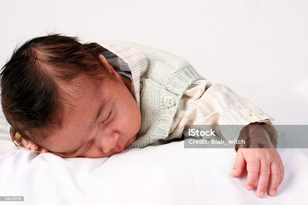 sweet dreams newborn sleeping Baby - Human Age Stock Photo