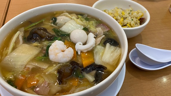 Cantonese noodles in Asia
