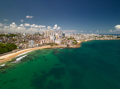 Ondina beach on the edge of the city of Salvador in northeastern Brazil