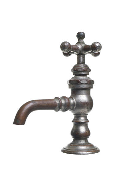 istock worn faucet straight on 146732639