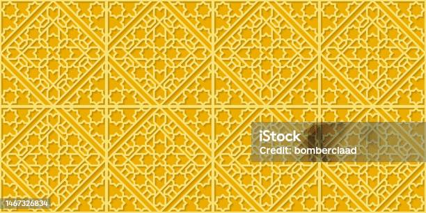 Islamic Golden Pattern Rtop Islamic Golden Pattern 13 Stock Illustration - Download Image Now ...