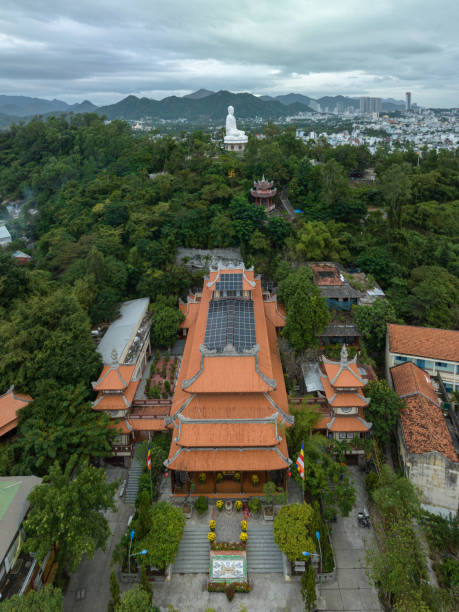 istock Kim Than Phat To Buddha statue on mountain by Long Son pagoda 1467329367