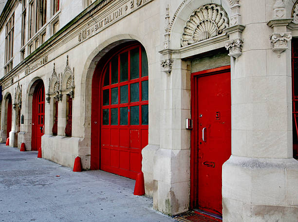 Firehouse stock photo