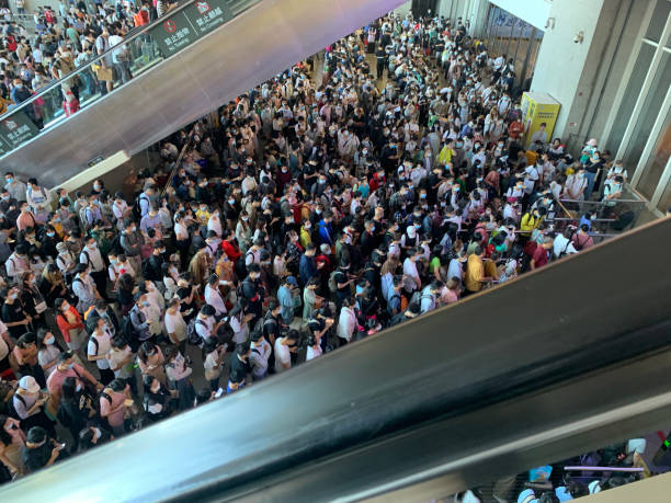istock The crowd in the train station 1467333755
