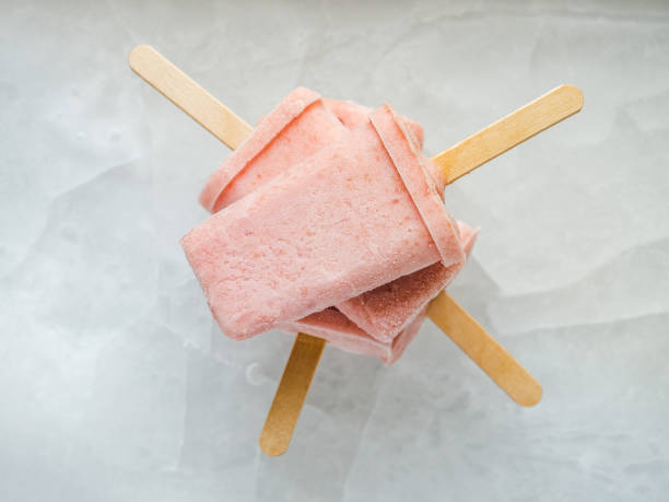 istock Homemade, bright ice cream on the table 1467334929