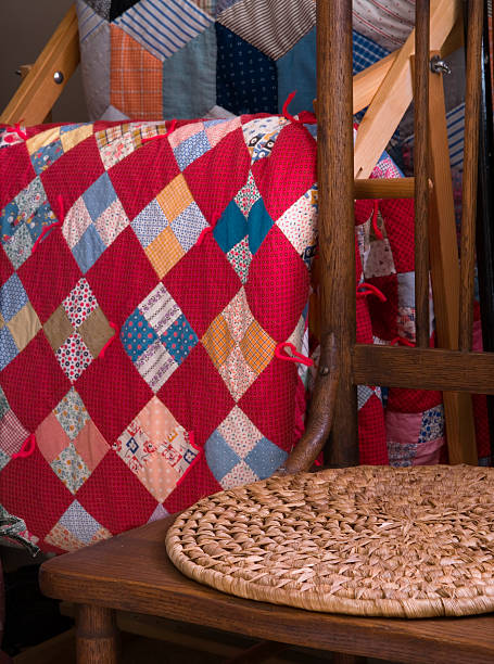 istock Antique Chair And Quilts 146733695