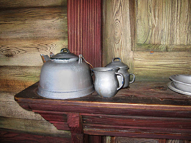 istock antique teapots in an old house 146733850