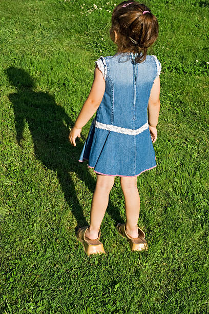 istock Little girl with slip-on 146733856