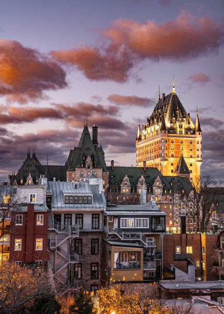 istock Quebec City Canada sunset view 1467341039