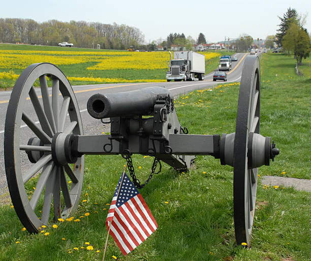 союз защитник - american civil war battle conflict gettysburg national military park стоковые фото и изображения