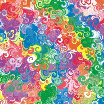 istock Multicolored abstract background, swirl pattern. Rainbow colors. 1467347478