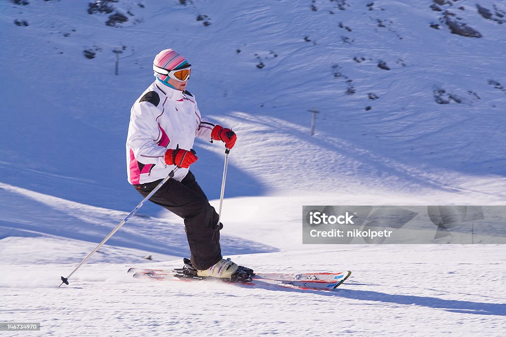 Skieur à la fin - Photo de Activité libre de droits