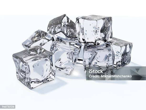 Ice Cubes Stock Photo - Download Image Now - Abstract, Block Shape, Cold Drink