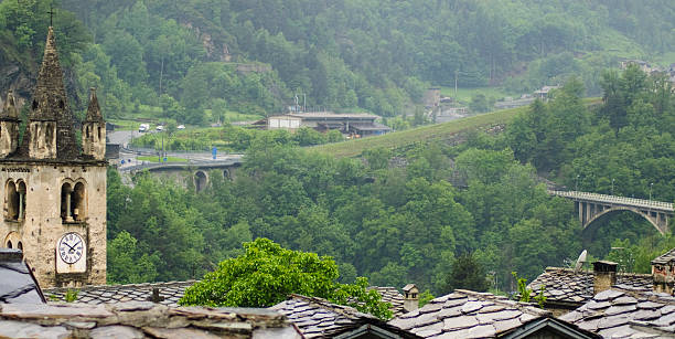 istock Italian village in the rain 146735971