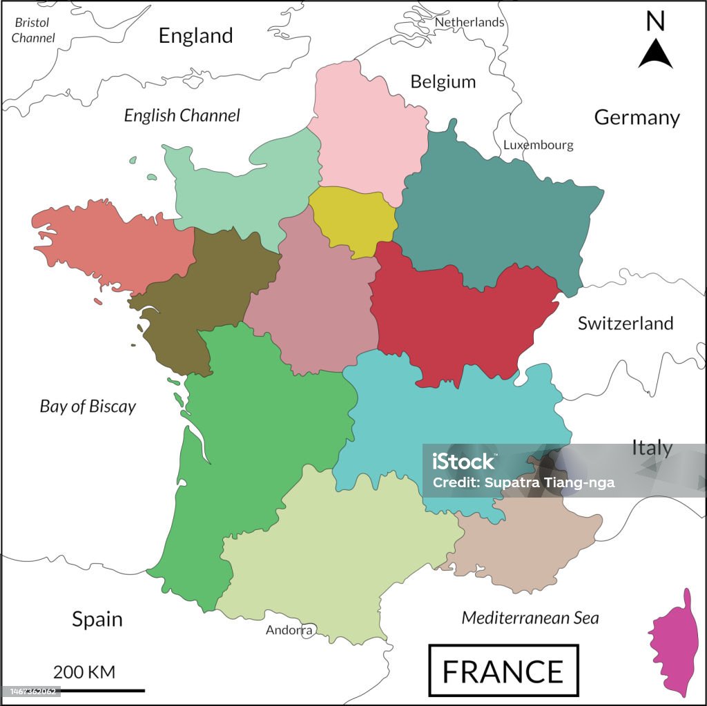 French Map Detailed French Map Stock Illustration - Download Image Now - Atlas Statue ...