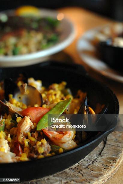 Placa De Comerpaella - Fotografias de stock e mais imagens de Almoço - Almoço, Beleza, Comida