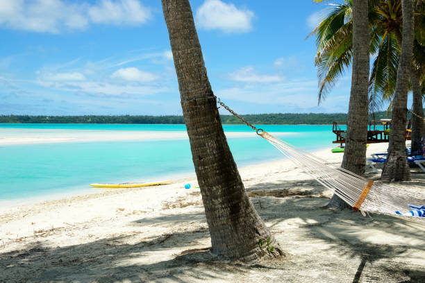 istock Calm tropical lagooc scene 1467365527