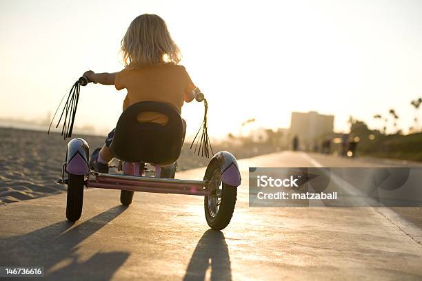 Summer Ride Stock Photo - Download Image Now - Tricycle, Child, Cycling