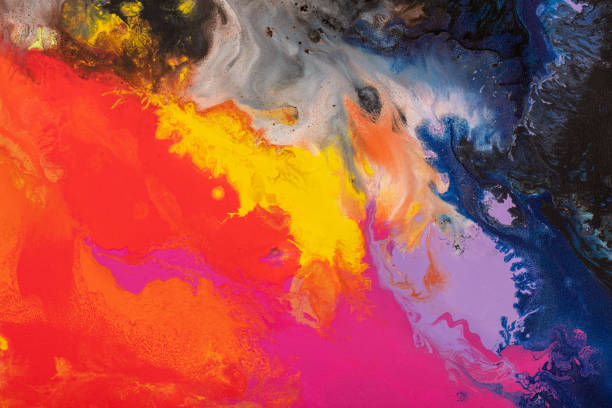 istock Colorful abstract painting background, attractive artwork. 1467366194