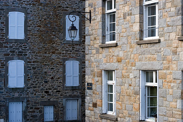 The Stone Walls of Saint Malo, France.