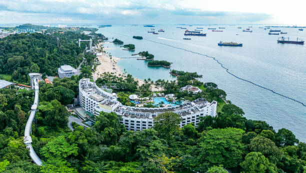 istock Sentosa island in Singapore 1467373778