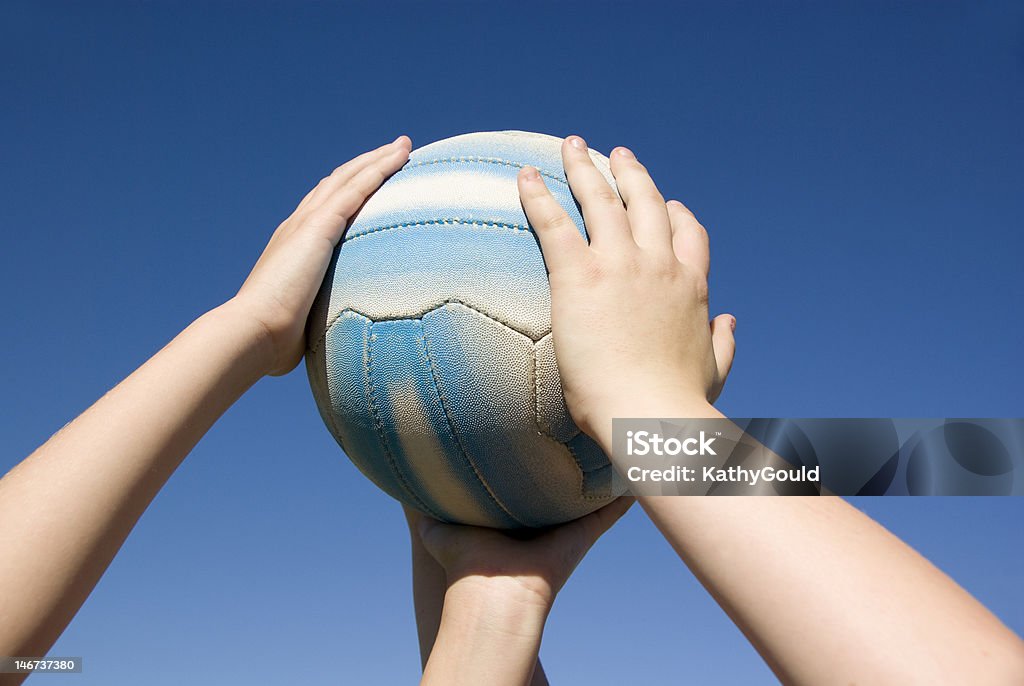 Jogo de netball Commonwealth de desporto - Royalty-free Netball Foto de stock