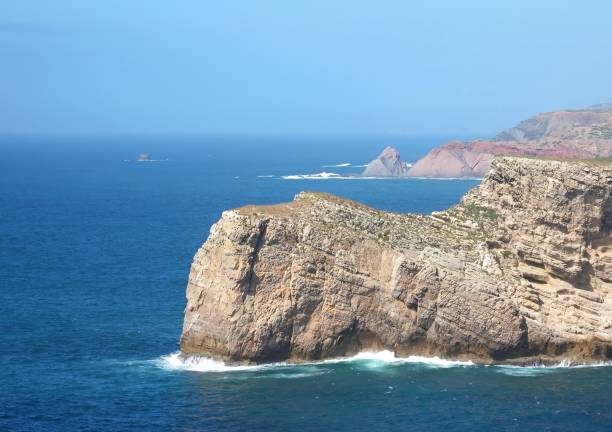 view looking north along the cliffs from the Cape\n\nCosta Vicentina, Portugal                   April