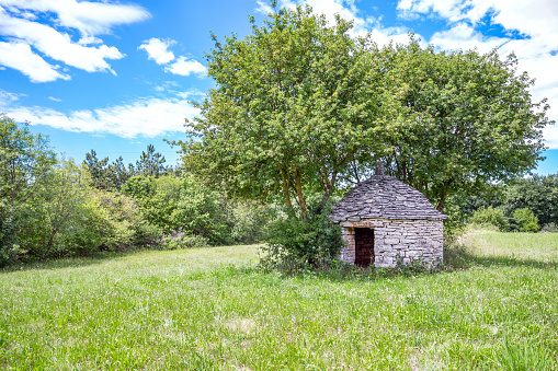 Traditional stone cottage in Istria, Croatia