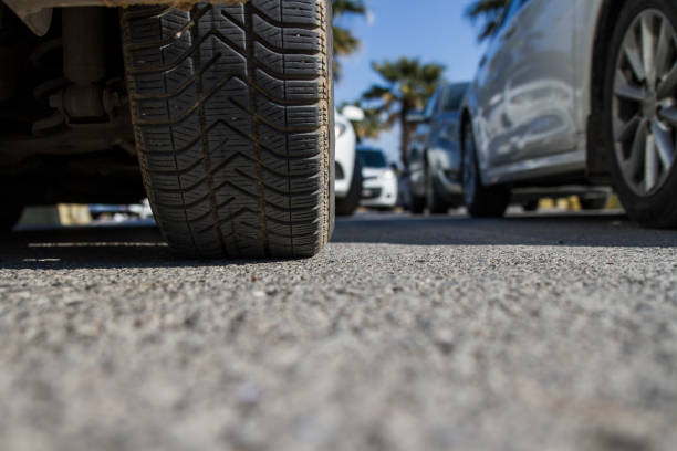 istock Tire View Under The Car 1467391535