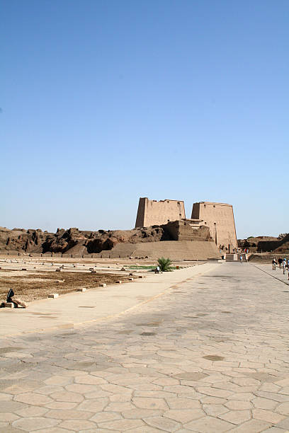 edfu templo de horus - ptolemy imagens e fotografias de stock