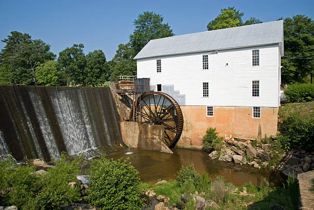 istock Grist Mill and Water Falls 146740194