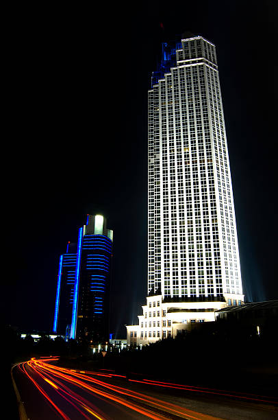 istock Central,Night View of skyscrapers,istanbul 146740842