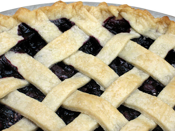 istock Lattice-top blueberry pie 146741218