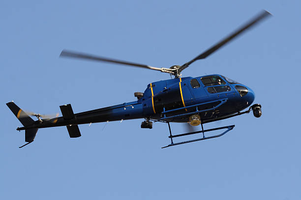 istock Blue News Helicopter 146741987